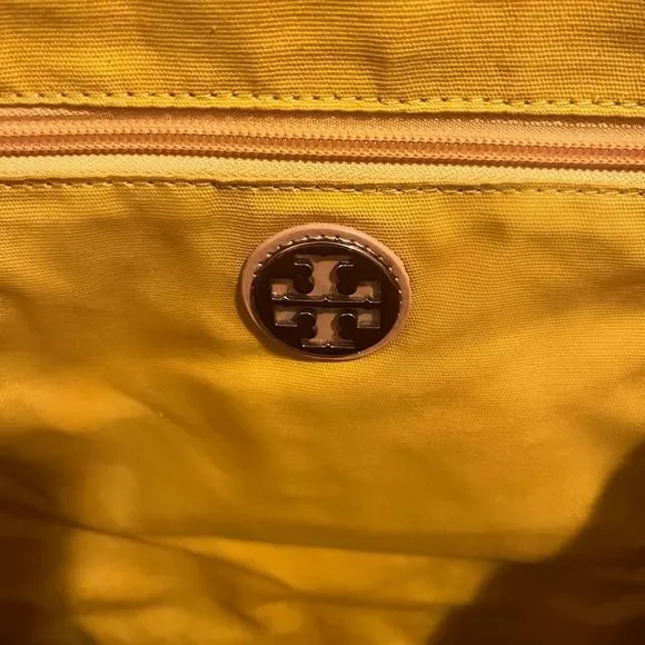 Tory Burch Navy and Ivory striped tote - good condition! - Picture 6 of 9